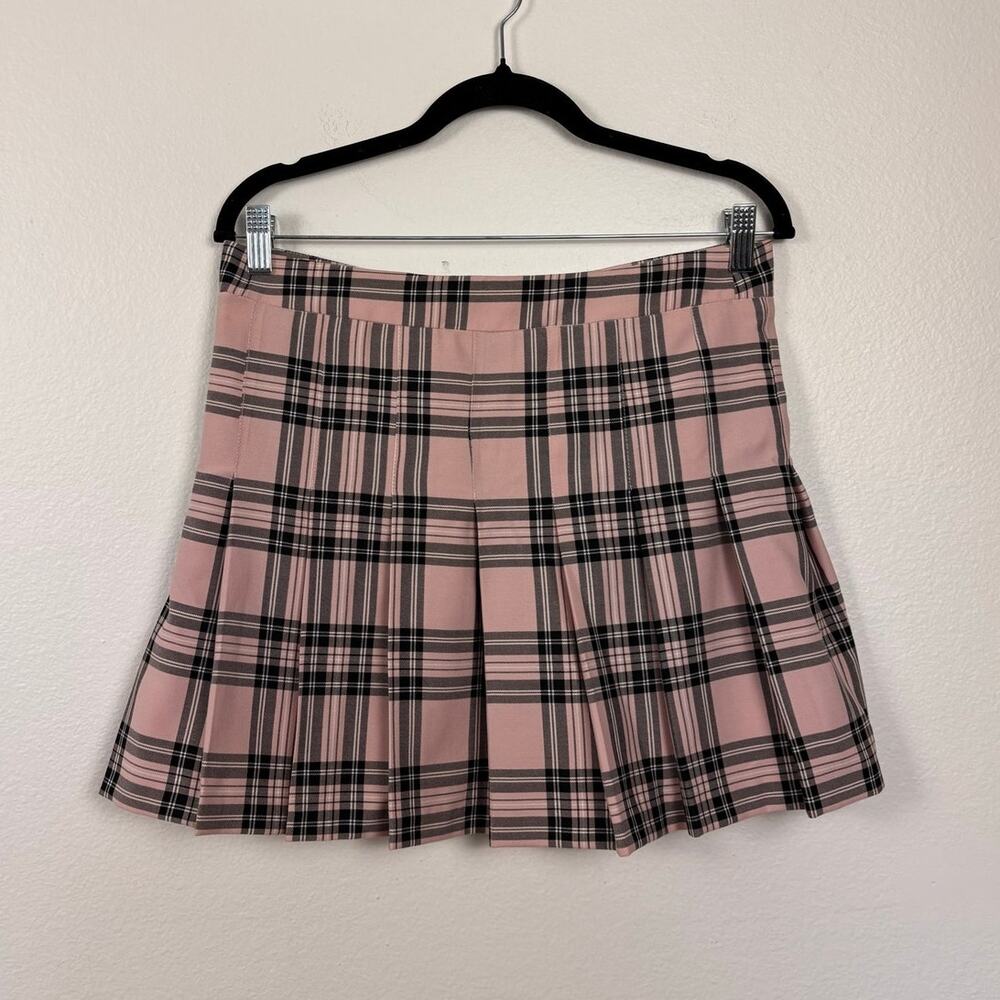 Aritzia Sunday Best Preppy Plaid School Girl Clueless Pleated Mini Skirt 4